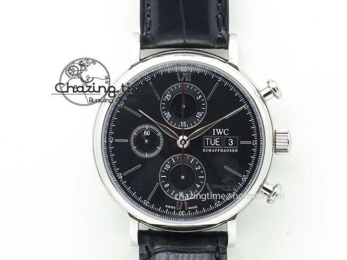 MIROTIME 0219 HighQuality Pilot Chrono 377714 “Le Petit Prince” ZF Best Edition Blue Dial On Brown Leather Strap A 7309